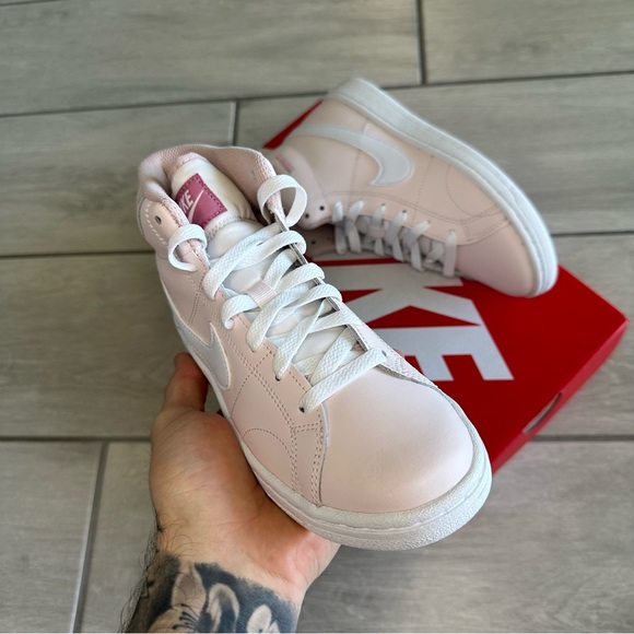 NIKE COURT MID PINK SNEAKERS - Picture 2 of 4